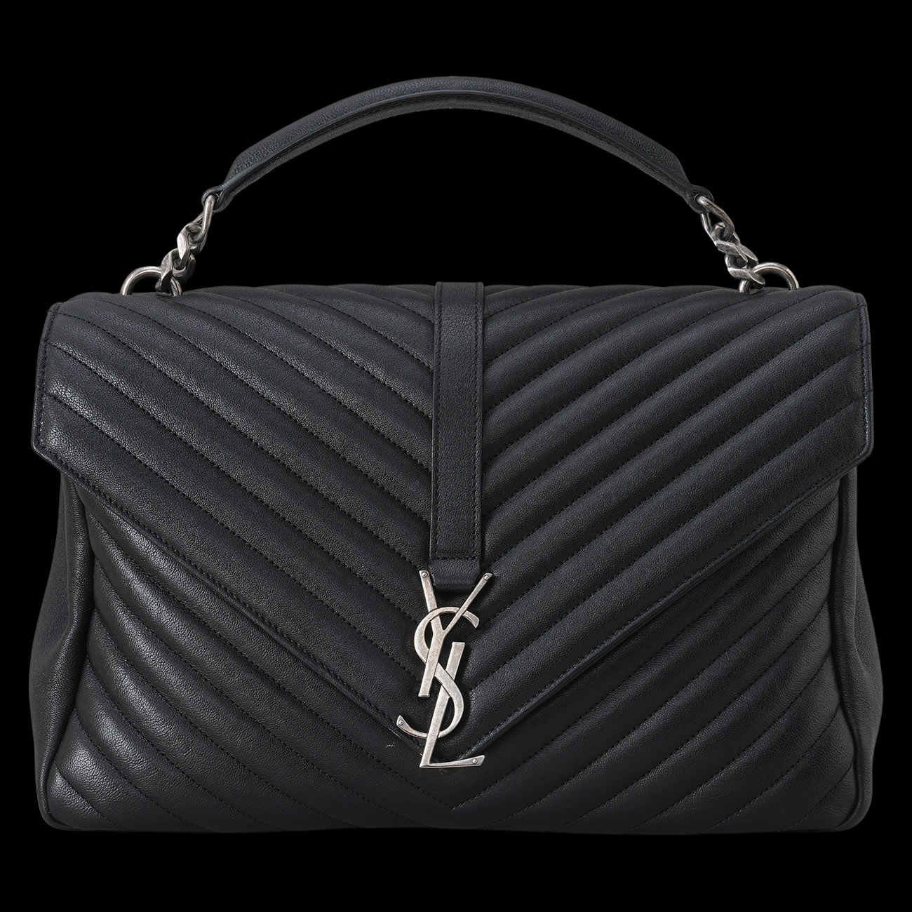 YVES SAINT LAURENT(USED)생로랑 392738 컬리지 라지 체인백
